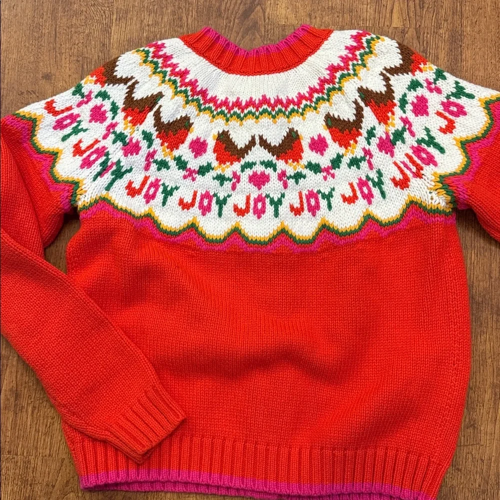 Brand new without tags Lands End Holiday Cardigan size Small - Picture 5 of 5